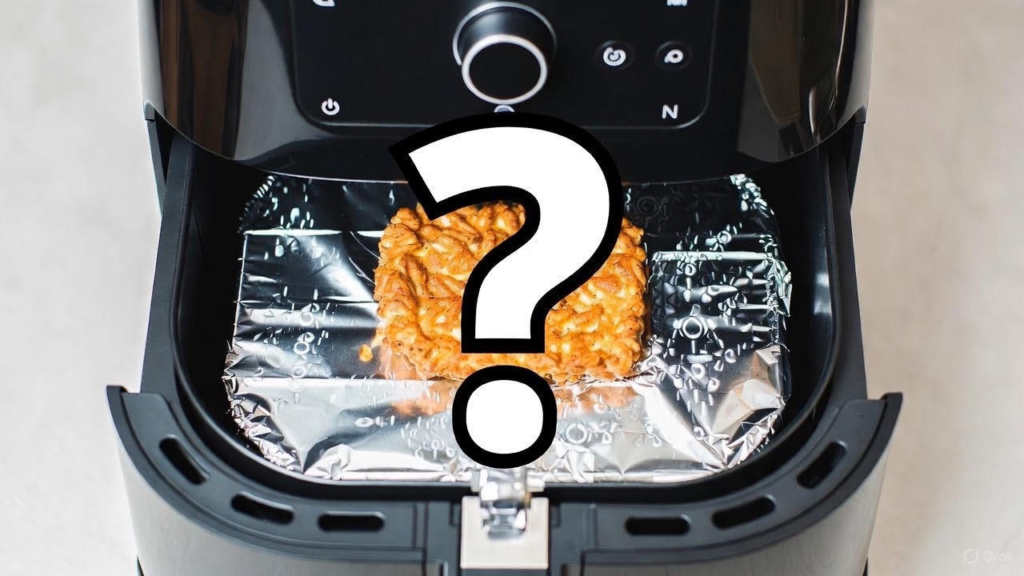 Air Fryer with a question mark in front of it