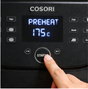 Preheat in cosori air fryer