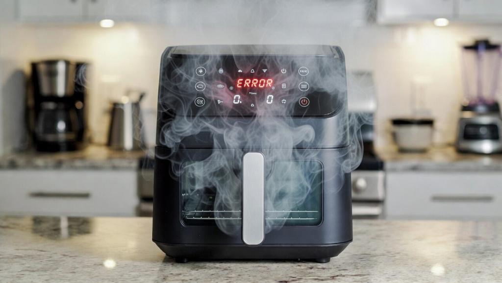 air fryer overheated