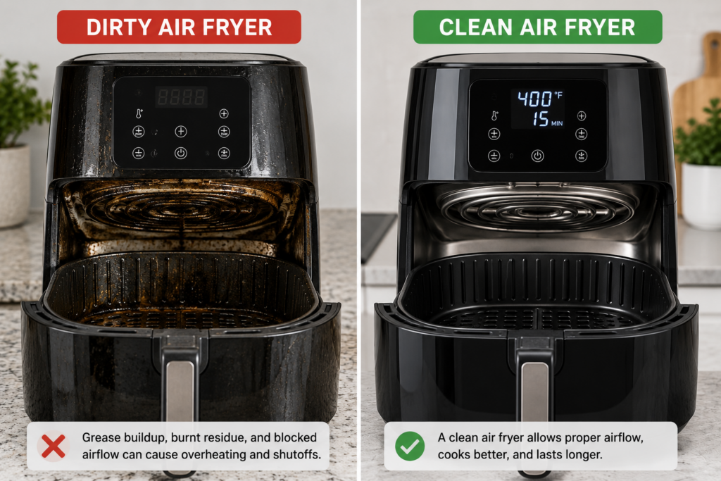 Common reasons your air fryer keeps turning off