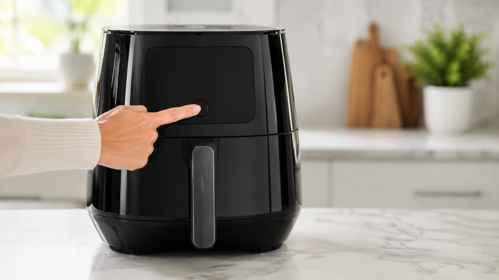 Air fryer won't turn on while pressing the power button